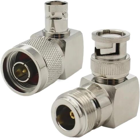موصل محوري L16 N إلى BNC ذكر أنثى 90 درجة محول الزاوية اليمنى محطات سلك كابل النقل (Type1,4PCS) in Kuwait