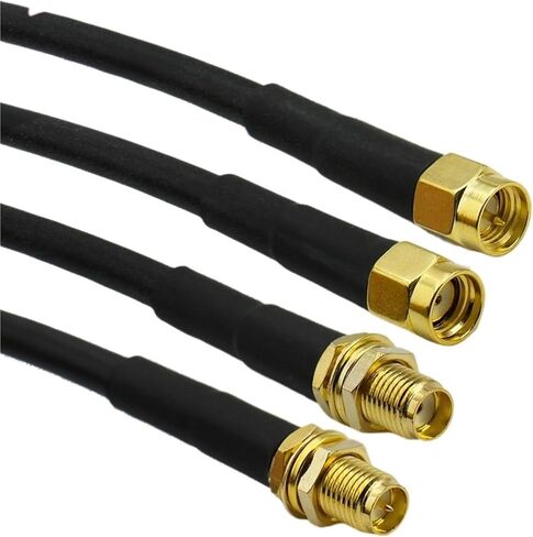 RG58 SMA ذكر أنثى 50ohm كابل محوري اقناع الجمعية تمديد موصل محول 1 قطعة (النوع 3) in Kuwait