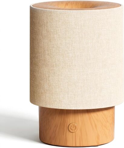 موزع روائح الزيوت العطرية من ARVIDSSON مع غطاء قماشي، موزع روائح علاجية 100 مل للمنزل، ناشر بالموجات فوق الصوتية مع مصباح ليلي وإيقاف تلقائي، موزع روائح زيتية لغرفة النوم in Kuwait