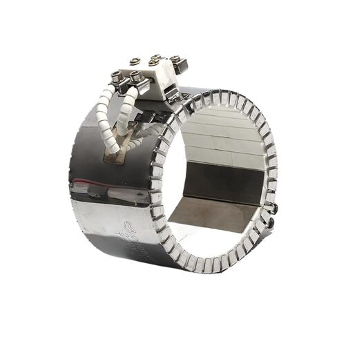 سخان سيراميك ستانلس ستيل 70-200 ملم | 550 واط - 1500 واط | حلول التدفئة الصناعية لماكينات التحبيب ومعدات البثق (2300 وات 100 × 150 مم (IDxH) in Kuwait