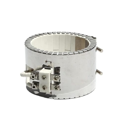 Stainless Steel Ceramic Band Heater 70-200mm | 550W-1500W | Industrial Heating Solution for Granulators and Extrusion Equipment(2300W 100x150mm(IDxH) in Saudi Arabia