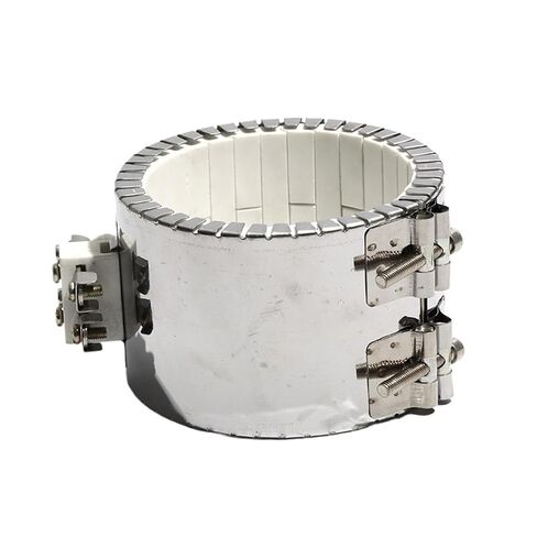 Stainless Steel Ceramic Band Heater 70-200mm | 550W-1500W | Industrial Heating Solution for Granulators and Extrusion Equipment(2300W 100x150mm(IDxH) in Saudi Arabia