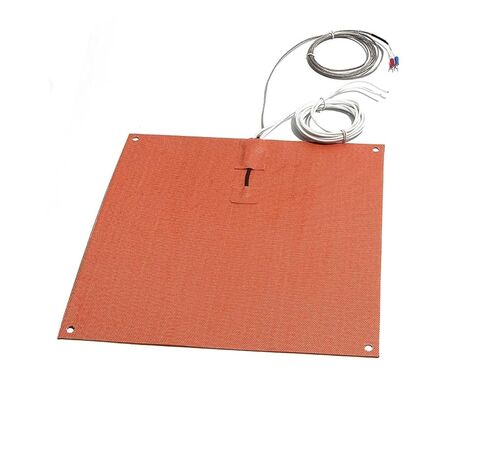 High-Performance Polyimide Heating Pad for 3D Printers - 20W to 100W, with K Thermocouple(Without,12V-50W 80x80mm) in Kuwait