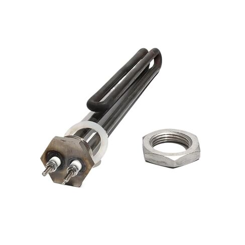 1 Inch BSP Solar Water Heater Tube - 304 Stainless Steel with Green Coating for Thermal Applications(With hex nut,110V-3KW 230mmL) in Kuwait