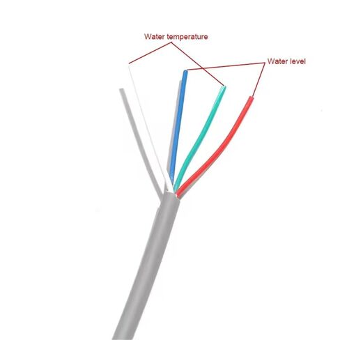 1pcs Solar Water Temperature & Level Sensor with 50CM Cable for Solar Water Heater Controller - 4-Core Design for Accurate Readings in Kuwait
