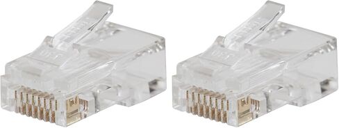 أدوات Klein VDV826-729 مقابس بيانات وحدات تمريرية ، RJ45-CAT6 ، 20 عبوة ، مطلية بالذهب ، الطاقة على Ethernet-FCC-ul-Rohs متوافقة in Kuwait