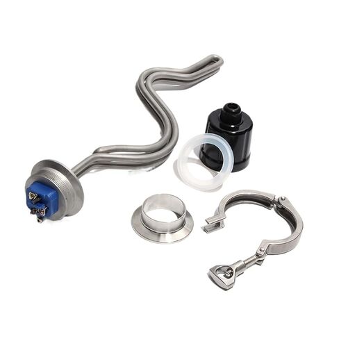 سخان موجة ثلاثي المشبك 2 بوصة - 2.5-6.5 كيلو وات، 240 فولت، عنصر تسخين المياه من الفولاذ المقاوم للصدأ SUS304 (سخان فقط، 2.5 كيلو وات) in Kuwait