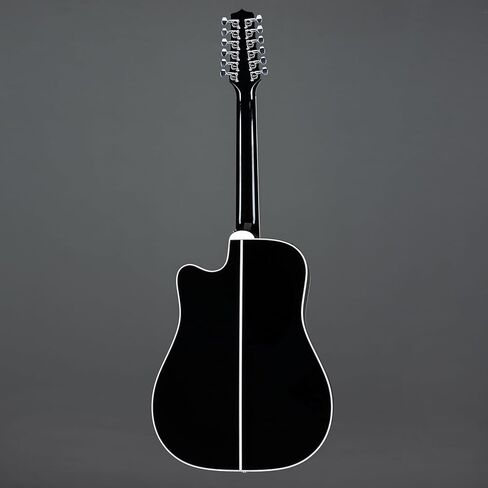 Takamine Legacy JEF381SC Dreadnought 12-string Acoustic-electric Guitar - Black in Kuwait