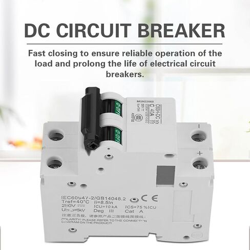 2P 250V Low Voltage DC Miniature Circuit Breaker for Solar Panels Grid System Solar Panels Protector (40A) in Saudi Arabia