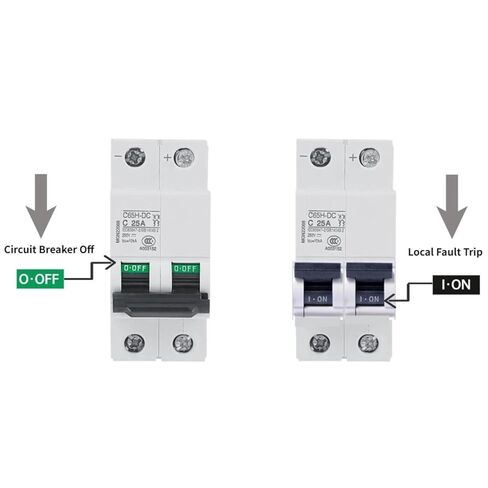2P 250V Low Voltage DC Miniature Circuit Breaker for Solar Panels Grid System Solar Panels Protector (40A) in Saudi Arabia