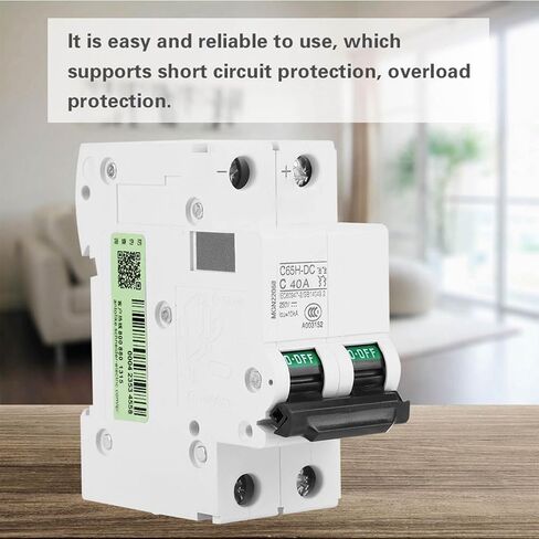 2P 250V Low Voltage DC Miniature Circuit Breaker for Solar Panels Grid System Solar Panels Protector (40A) in Saudi Arabia