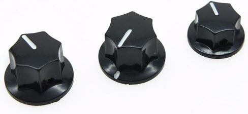 Dopro Set of 3 Purple Brass Insert USA Spec 1/4" Jazz J Bass Knobs,Large & Small Knob in Saudi Arabia