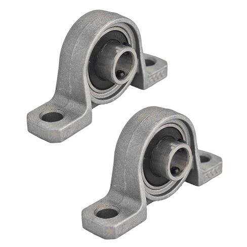 pson 2Pcs 10mm Bore Mounted Pillow Block Bearing KP000, Self‑Aligning Zinc Aluminum Alloy Housing for Linear Shaft Rods, Machinery in Saudi Arabia