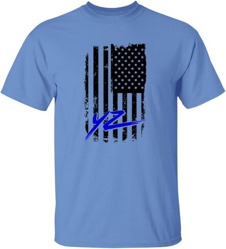 Yamaha Yz American Flag USA T-Shirt in Kuwait