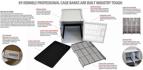 بنك القفص العائلي (طقم بنك القفص المطلي بالمسحوق مكون من 2 أو 4 وحدات) in Kuwait