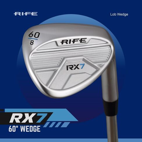 Rife Golf RX7 LW 60 درجة إسفين لوب حديد للرجال الطول القياسي لليد اليمنى عمود فولاذي إسفين فليكس in Kuwait