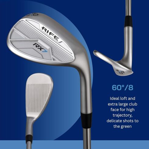 Rife Golf RX7 LW 60 درجة إسفين لوب حديد للرجال الطول القياسي لليد اليمنى عمود فولاذي إسفين فليكس in Kuwait