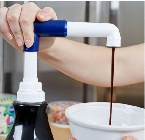 موزع مضخة صلصة هانديت يناسب زجاجات جيرارديلي وهولاندر ودافينشي 64 أونصة و84 أونصة - 0.5 أونصة لكل مضخة - مضخة شراب القهوة شديدة التحمل للمقهى والمطاعم واستخدام باريستا المنزل in Kuwait
