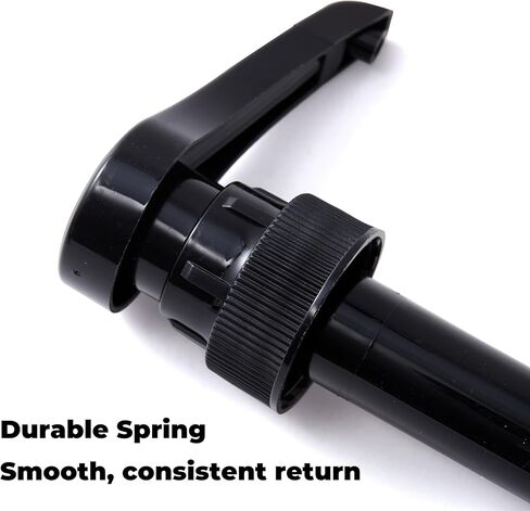 375ml Syrup Pumps, 5-Pack – Fits 12.7 oz/375 ml Bottles – Non-Drip Coffee Syrup Dispensers for Flavorings & Sauces – Cut-to-Fit Dip Tube, Smooth Mess-Free Pumping in Kuwait