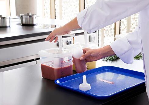 Araven Sauce Dispenser Gn 1/6 Clear 2.6 Liter Dishwasher Safe Push Pump in Saudi Arabia