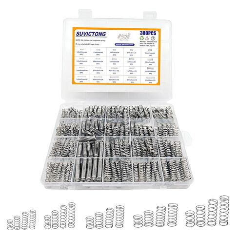 450Pcs 24 Different Sizes Compression Springs Assortment Kit,Stainless Steel Mini Spring Assortment for Shop,Home Repairs and DIY Repair Project in Kuwait