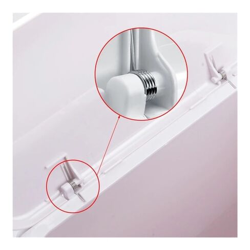 5Pcs Adjustable 3-Coil Torsion Springs, 0.7mm Stainless Steel, 135° Mechanical Springs for Garbage Can, Silver in Kuwait