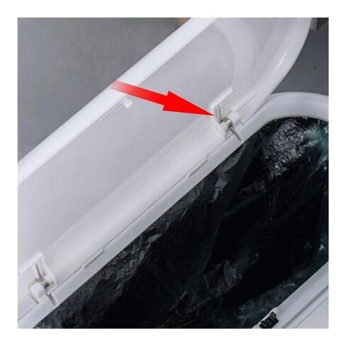 5Pcs Adjustable 3-Coil Torsion Springs, 0.7mm Stainless Steel, 135° Mechanical Springs for Garbage Can, Silver in Kuwait