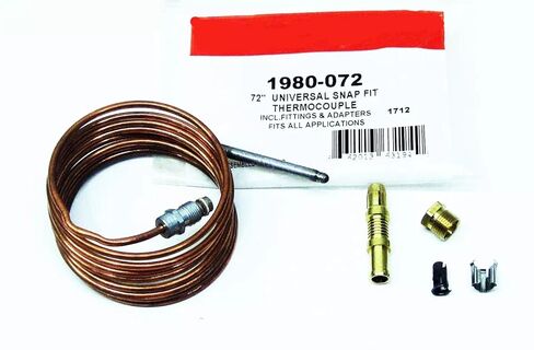 1980-072 Compatible with Robertshaw 72" Universal Snap Fit Thermocouple in Saudi Arabia