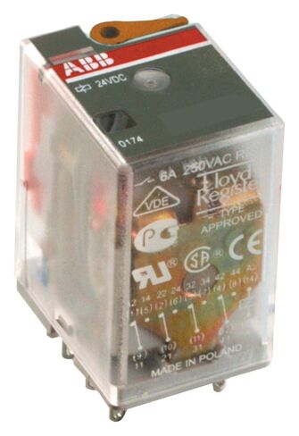 1SVR405613R3000 - POWER RELAY, 4PDT, 6A, 250V, SOCKET (Pack of 2) (1SVR405613R3000) in Saudi Arabia