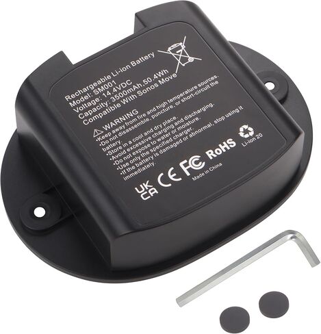 3400mAh Rechargeable Battery Compatible with Sonos Move Series Bluetooth Speaker,Compatible for Sonos Move, Move 2, MOVE1US1, MOVE1US1BLK, MOVE2US1, MOVE2US1BLK, 111-00001, IP-03-6802-001 in Saudi Arabia