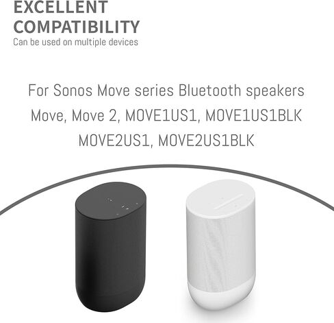 3400mAh Rechargeable Battery Compatible with Sonos Move Series Bluetooth Speaker,Compatible for Sonos Move, Move 2, MOVE1US1, MOVE1US1BLK, MOVE2US1, MOVE2US1BLK, 111-00001, IP-03-6802-001 in Saudi Arabia