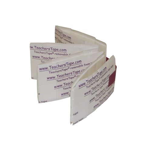 شريط تثبيت مزدوج الجوانب من FindTape TeachersTape - 3/4 بوصة × 3/4 بوصة. شريط مزدوج الجوانب مع بطانة إسفنجية، لاصق يثبت على الحائط لديكور الفصل الدراسي، والفنون والحرف اليدوية، والمزيد (8 وسادات) in Saudi Arabia