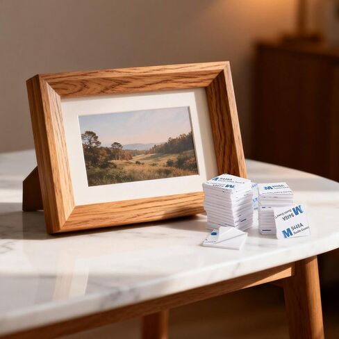 100 قطعة من وسادات لاصقة مزدوجة الجوانب، وسادات إسفنجية لاصقة فائقة اللصق، شريط تثبيت عالي التحمل مقاس 26 × 26 × 2 مم، مربع، أبيض in Kuwait