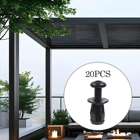 20 قطعة من براغي توسيع الحائط لصواميل البتلة لتزيين الخزانة، XS in Kuwait