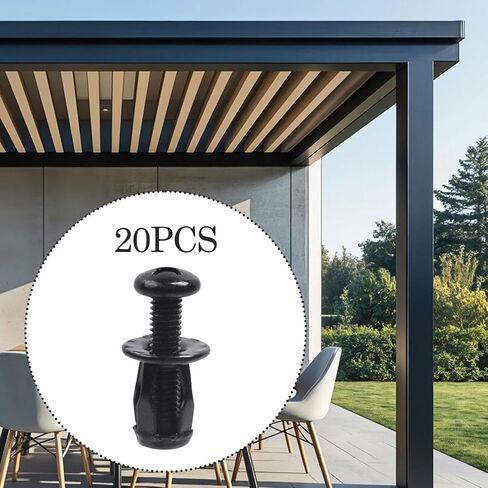 20 قطعة من براغي توسيع الحائط لصواميل البتلة لتزيين الخزانة، XS in Kuwait