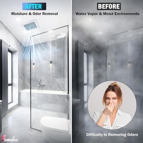 ترقية مجموعة المحرك S97015162 المتوافقة مع مراوح عادم الحمام Broan NuTone، محرك بديل Broan 678 مع مبيت 8 × 8-1/4 بوصة يناسب سلسلة HD80L 678 679 763 DX50L، 678-G 679-E 678-G/2678F-A in Kuwait