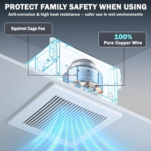 ترقية مجموعة المحرك S97015162 المتوافقة مع مراوح عادم الحمام Broan NuTone، محرك بديل Broan 678 مع مبيت 8 × 8-1/4 بوصة يناسب سلسلة HD80L 678 679 763 DX50L، 678-G 679-E 678-G/2678F-A in Kuwait