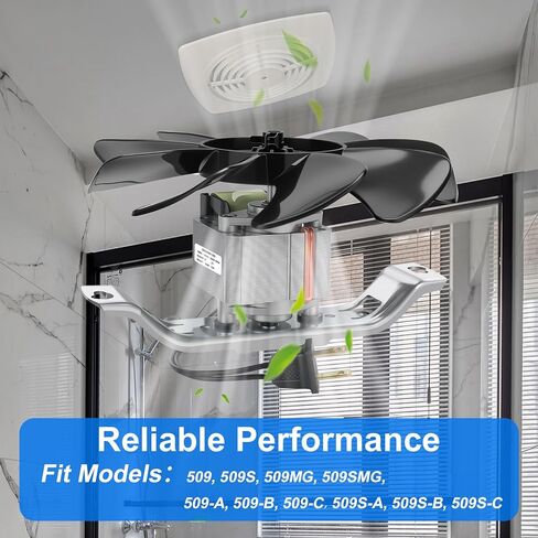 S99080180 Bathroom Exhaust Fan Motor and Blade – 180 CFM Powerful Vent Fan Motor, Compatible with 509, 509S, 509-A, 509-B, 509-C, 509MG, 509SMG, 509S-A, 509-B, 509S-C, 99080180 Bathroom Fan Motor in Saudi Arabia