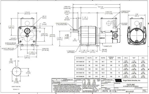 Leeson 90:1.20RPM.100LBIN.1/20HP.30DC GEARMOTORS SUB-FHP.90V TENV.985.622G (M1115000.00) in Kuwait