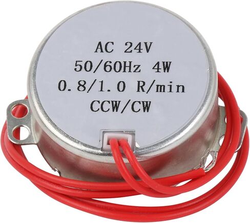 BQLZR معدن فضي AC24V محرك متزامن بعمود مسطح دوار 0.8-1.0 دورة في الدقيقة 12KGF.CM إلى in Saudi Arabia