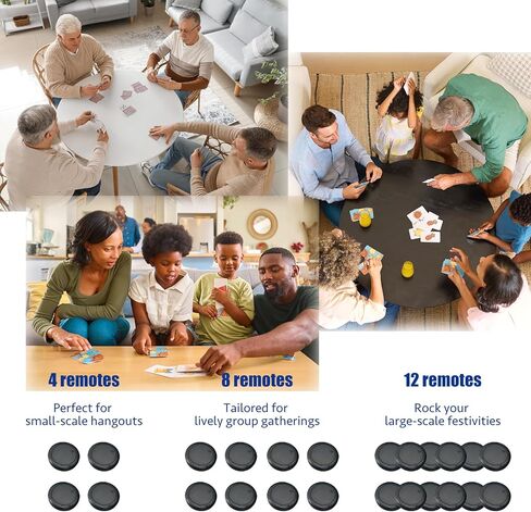 4PCS Wireless Drawing Remotes for Automatic Card Dealer Machine,4 Remotes Compatible with Max 6 Automatic Card Shuffler and Dealer Machine in Saudi Arabia