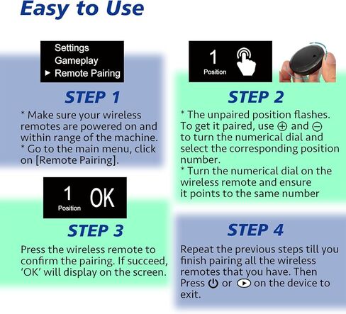 4PCS Wireless Drawing Remotes for Automatic Card Dealer Machine,4 Remotes Compatible with Max 6 Automatic Card Shuffler and Dealer Machine in Saudi Arabia