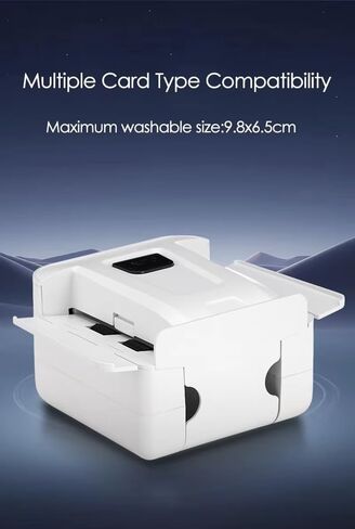 Rechargeable Automatic Card Shuffler Machine 2 Deck Portable 2000maH One-Press Electric Quiet Shuffling Small USB Type-C Playing Cards Poker, UNO, Blackjack, Skip-Bo, Phase 10, Spades, Bridge, Casino in Kuwait