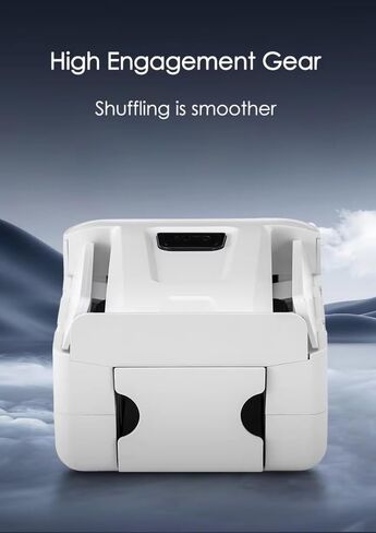 Rechargeable Automatic Card Shuffler Machine 2 Deck Portable 2000maH One-Press Electric Quiet Shuffling Small USB Type-C Playing Cards Poker, UNO, Blackjack, Skip-Bo, Phase 10, Spades, Bridge, Casino in Kuwait