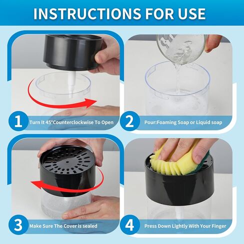 موزع صابون على شكل زهرة متوافق مع موزع مضخة حوض المطبخ القابل لإعادة الملء، خالٍ من مادة BPA، قطعة واحدة in Kuwait