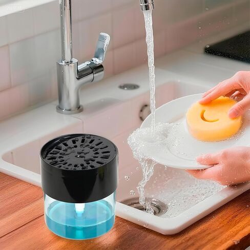 موزع صابون على شكل زهرة متوافق مع موزع مضخة حوض المطبخ القابل لإعادة الملء، خالٍ من مادة BPA، قطعة واحدة in Kuwait