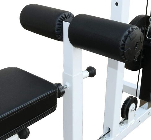 آلة السحب لأسفل DF910 LAT - سعة 500 رطل - آلة كابل برج LAT مع محطة بكرة ذات صف مرتفع ومنخفض - للألواح القياسية والأولمبية - معدات اللياقة البدنية المنزلية من Deltech Fitness in Kuwait