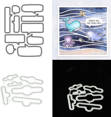 Lace Dialog Box Metal Cutting Dies for Card Making, Paper Embossing Die Cuts Kit Templates Supplies, Photo Frame Album DIY Scrapbooking Stencils Sets in Kuwait