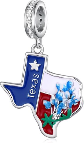 Dominican Republic Charms for Bracelets 925 Sterling Silver Country Flag Charms for Bracelet Dominican Republic Souvenirs Gifts for Women in Kuwait