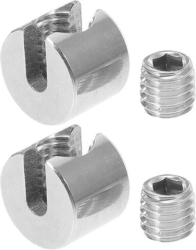 2Pcs Stainless Steel Cable Clip Wire Rope Clamp Fastener Thread Holder Fence Deck Railing Electrical Equipment Supplies in Kuwait